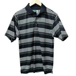 Ben Hogan Golf Shirt Men's Small Performance Striped Short Sleeve